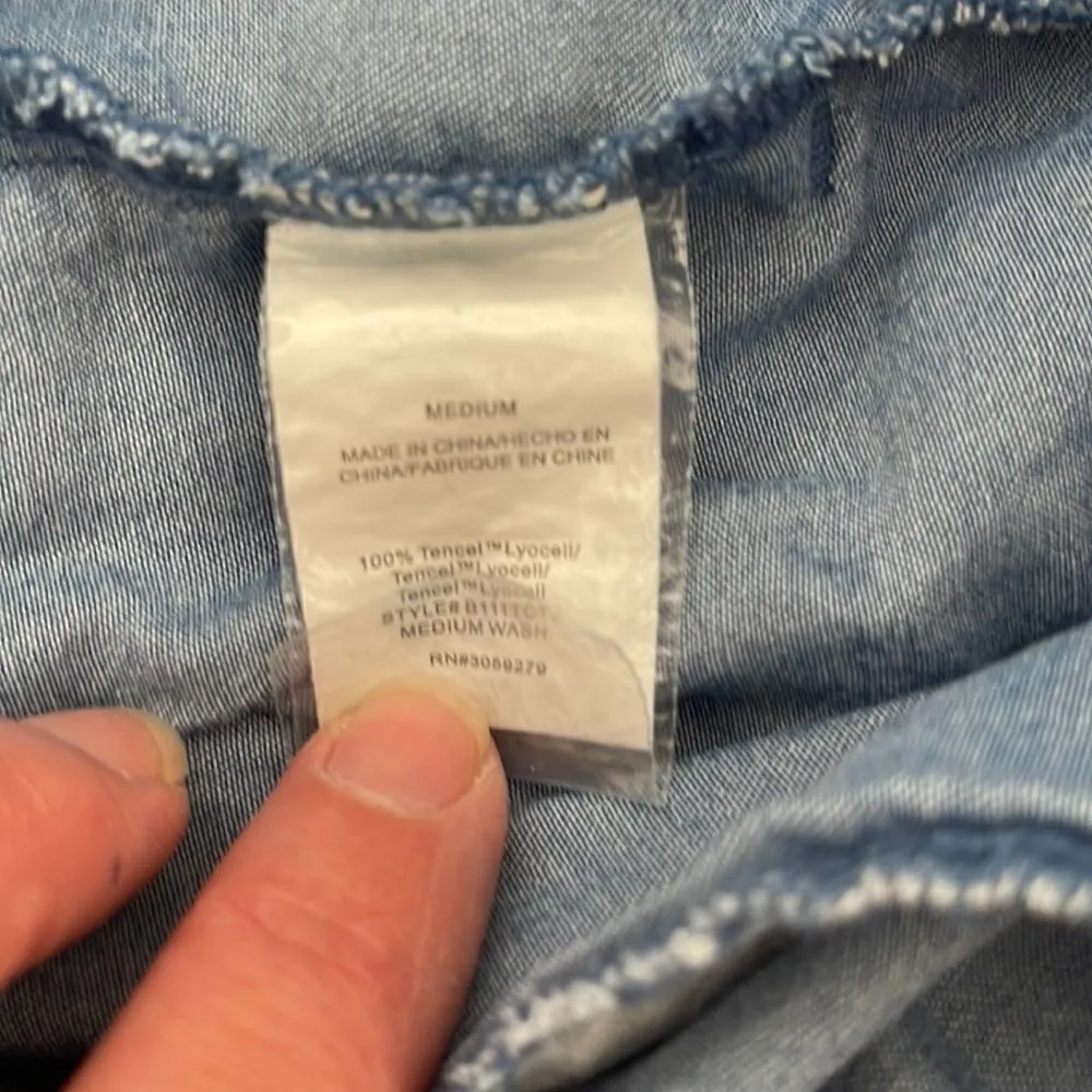 Thread supply Tencel shorts. Size Medium. Super soft and comfy. Blue - Image 4