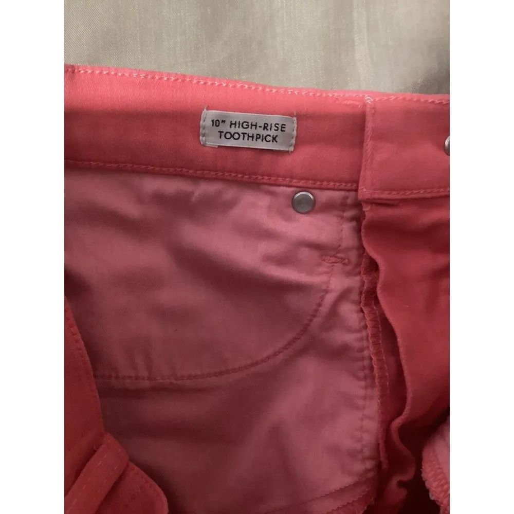 J.Crew Pink Toothpick High Waist Jeans - Image 5