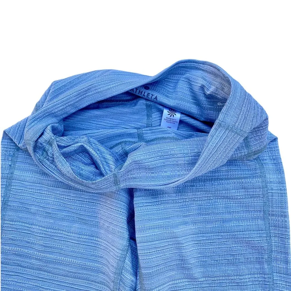 Athleta High Rise Jacquard Chaturanga 7/8 Tight Grey White Size Extra Small - Image 8