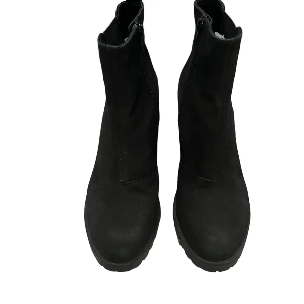 Vagabond Grace Platform Nubuck Leather Ankle Boot, Sz 9.5 - Image 5