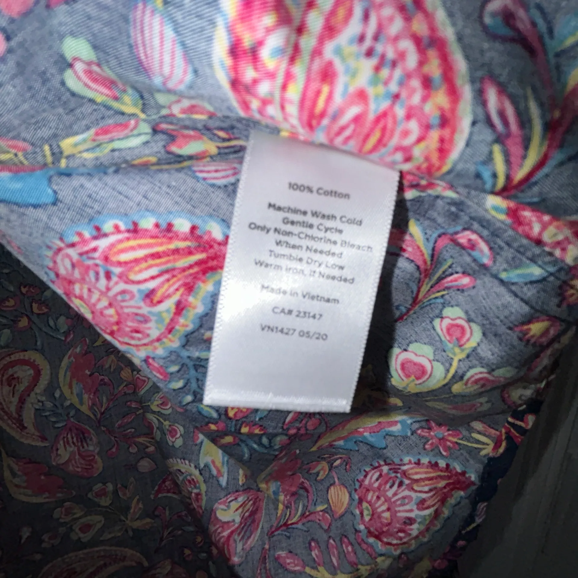 Paisley Print Long Sleeve Button Front Shirt - Image 4