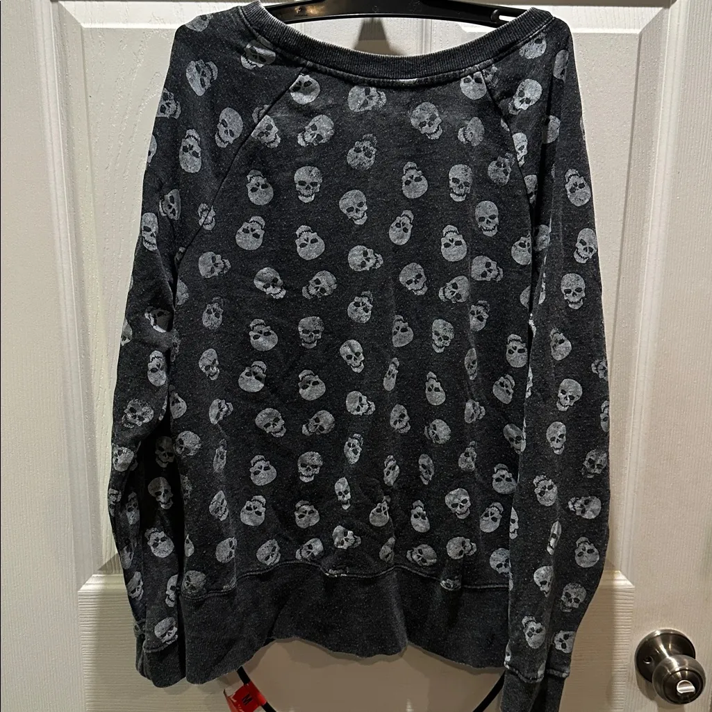 Grayson Threads Charcoal Skull Sweatshirt - Image 3