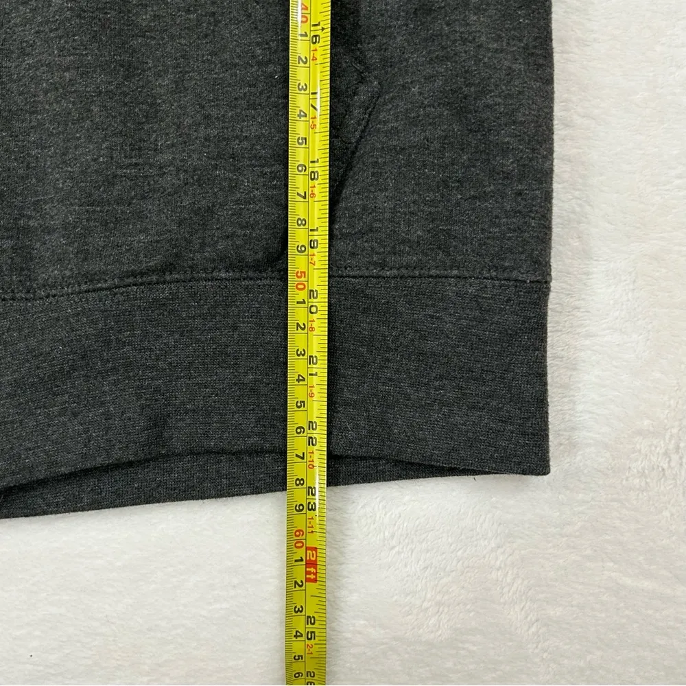 NOLA New Orleans French Quarter Louisiana Gray Full Zip Hoodie Sweatshirt Size S - Image 7