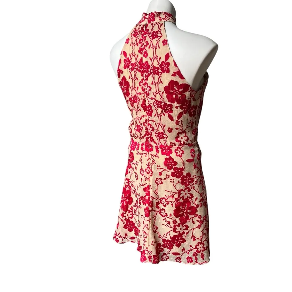 Devlin Maryanne High Neck Dress in Ruby Punch, Sz 4 - Image 13