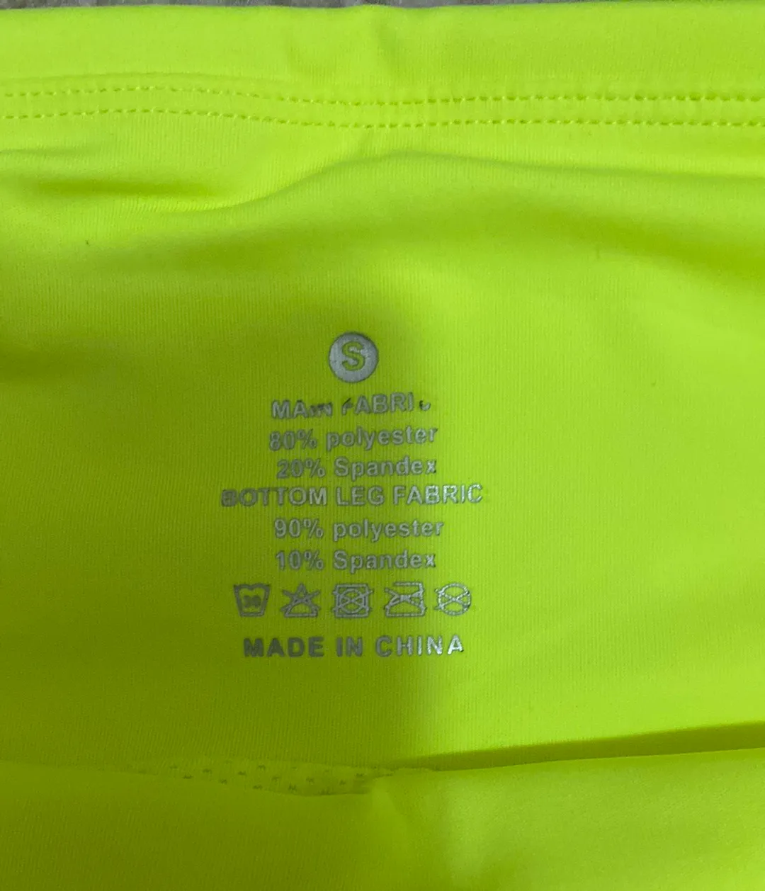 Amazon Bright Yellow  Shorts - Image 3