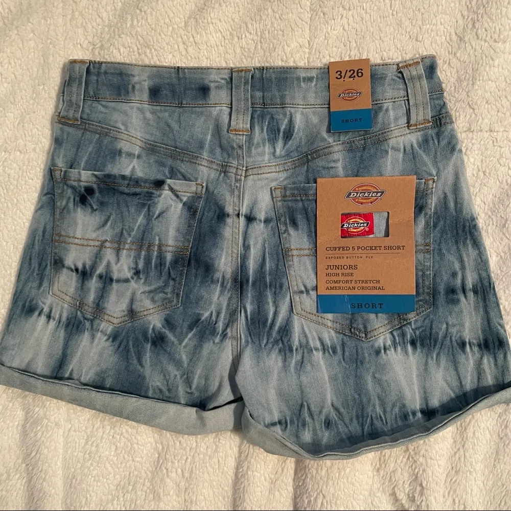 Dickies Juniors High Ride Comfort Stretch American Original Shorts - Image 5