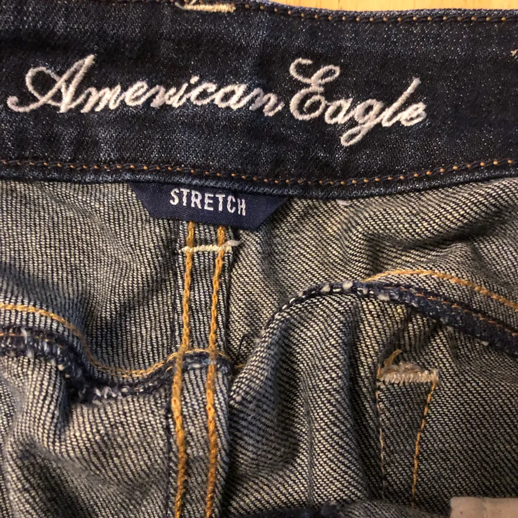 American Eagle Skinny Kick Stretch Sequin Jeans 8 - Image 8