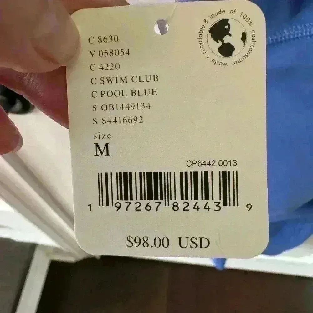 Free People Back it Up Onesie ~ Swim Club ~ M ~ NWT! - Image 9