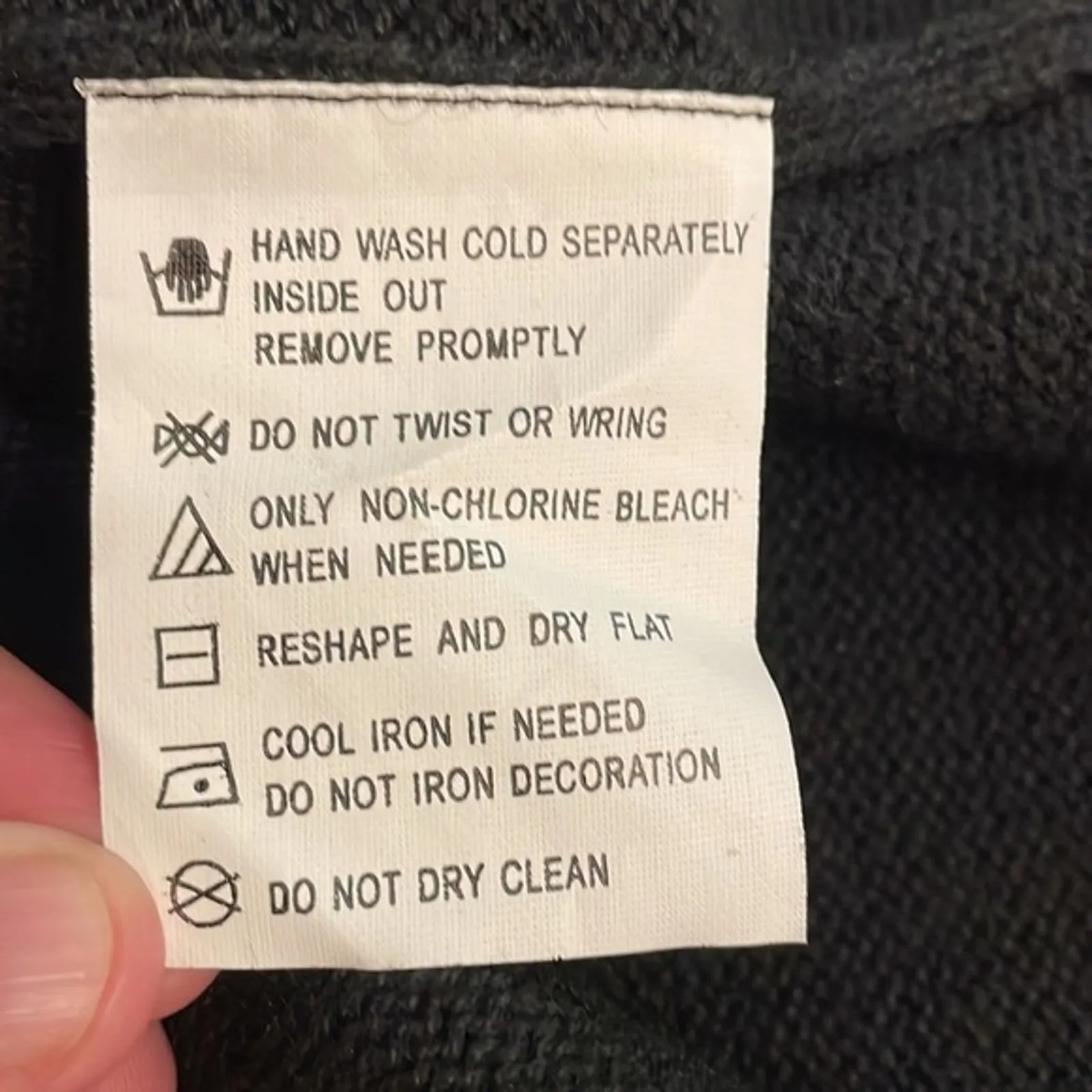 Victoria Jones Vintage Sweater Womens XL Black Holiday Christmas Knit Cardigan - Image 10