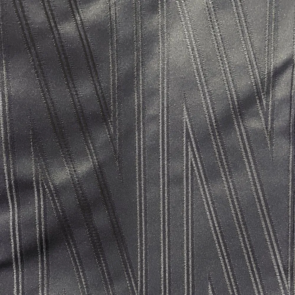 Vivienne Hu VHNY Black Taffeta Jacquard Stripe Barrel Leg Trousers Womens Size 2 - Image 13