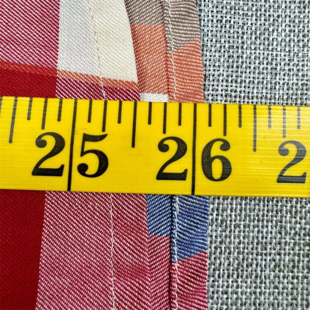 Allison Daley Women's Plaid Button-Up Shirt Size 14 Vintage 90s Style - Image 10