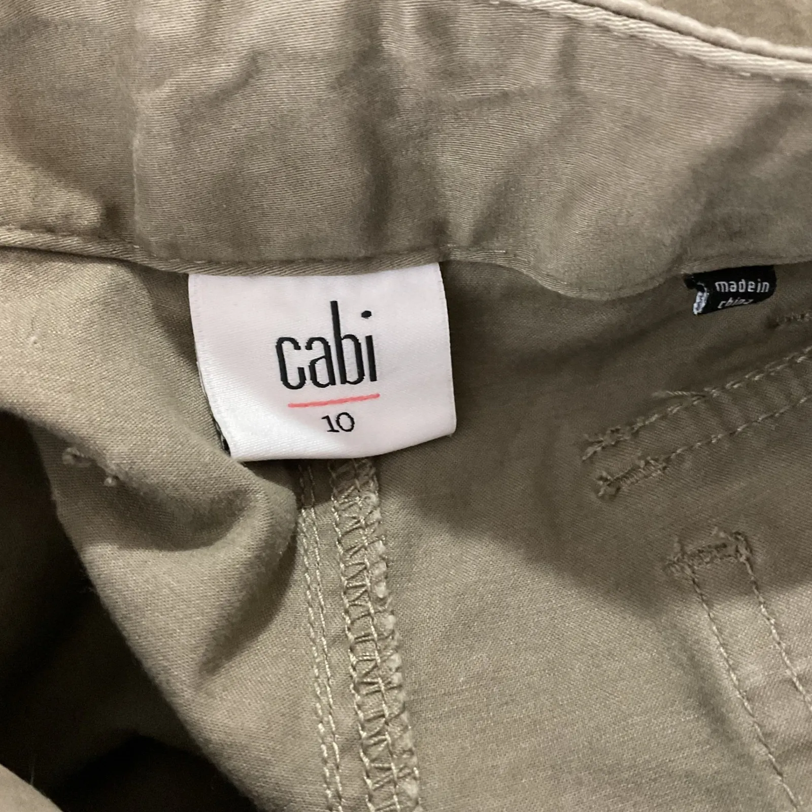 Cabi The Scout Stretch Chino Acorn Pants Utility Style‎ Women's Size 10 - Image 6