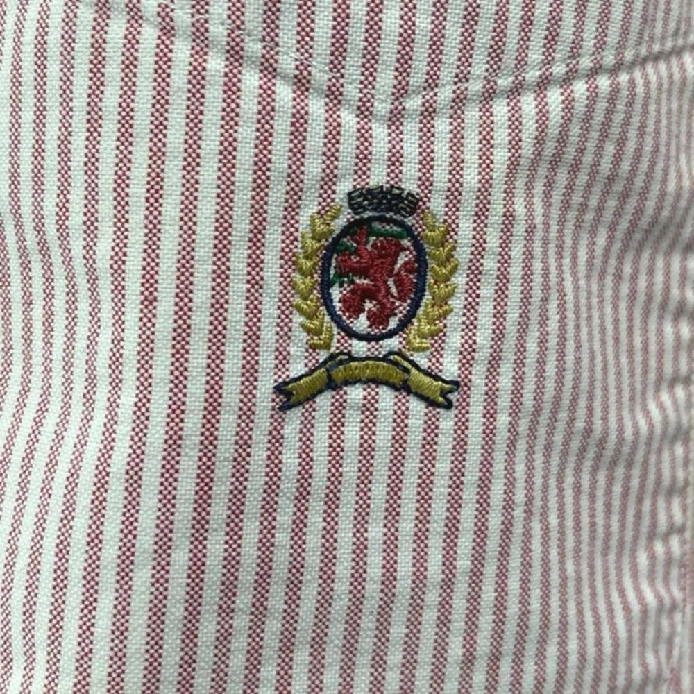 Furst Of A Kind Multicolor Stripe Zip Up Colorblock Long Sleeve Crop Shirt Top S - Image 3