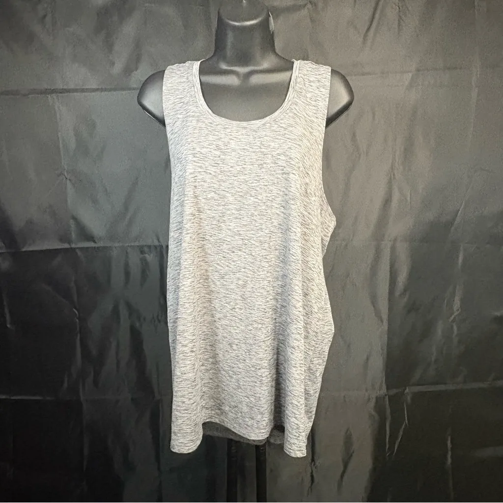 Athletic Heather Gray Women's Tank Top Size undefined - Image 2