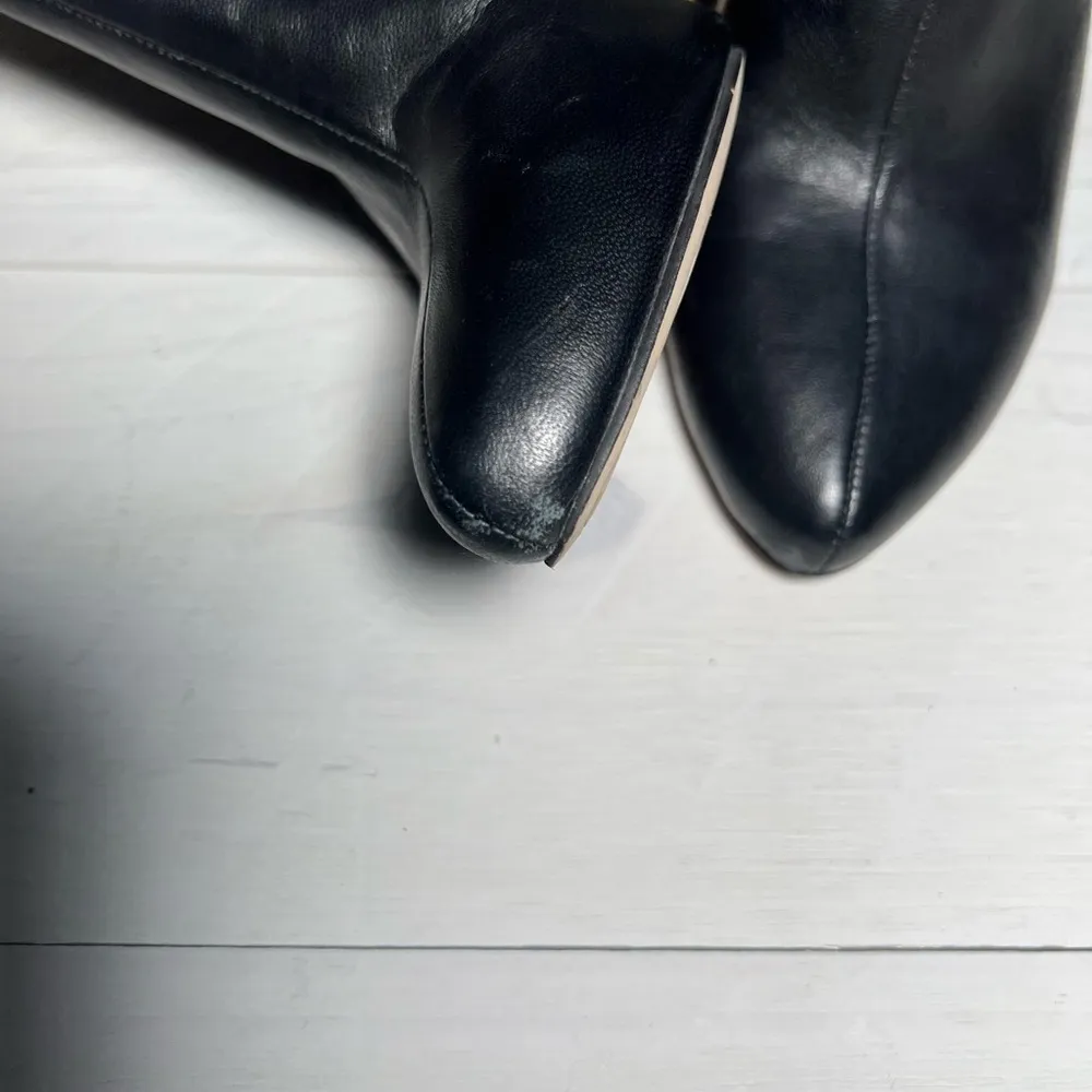 Circus Sam Edelman Black Bond Gold Heeled Bootie Sz 7.5 - Image 10