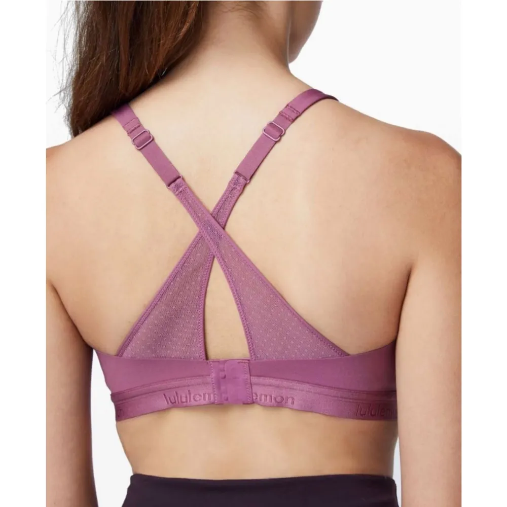Lululemon Up For It Bra in Vintage Plum Size 34B - Image 10