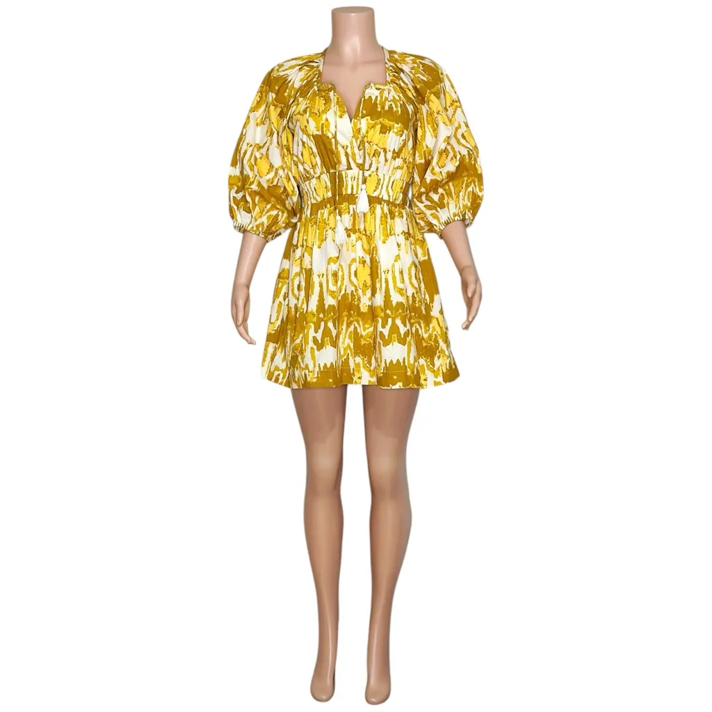 CLEOBELLA Aubrey Mini Dress, Watercolor Ikat, XS - Image 12