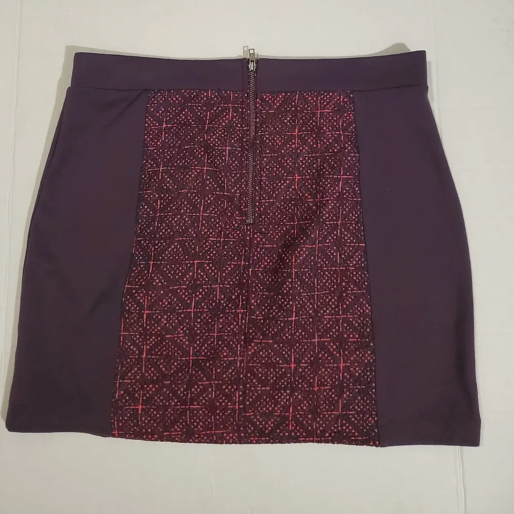 American Eagle Pink Purple Knit Mini Skirt 12 - Image 7