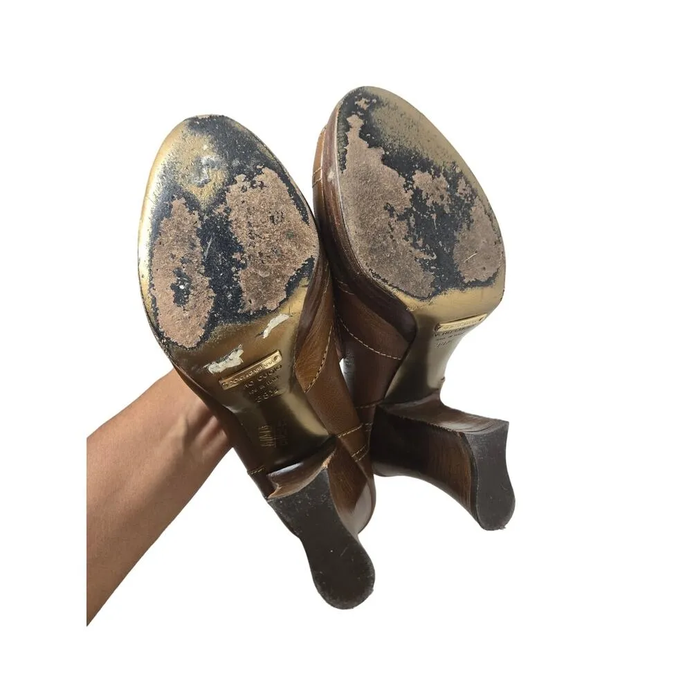 Dolce & Gabbana designer pumps Light brown Dark brown Size 38.5 - Image 6