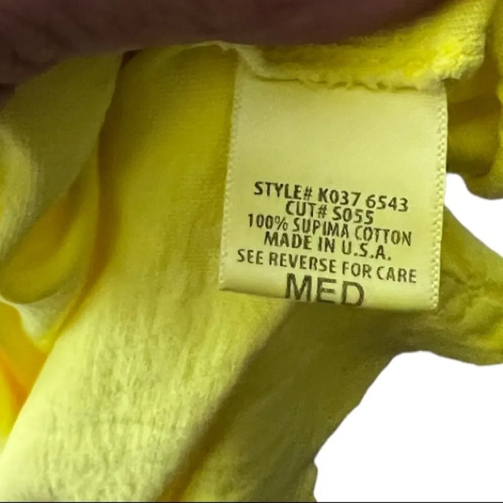 Emma & Sam Cropped Yellow Shirt - Image 5