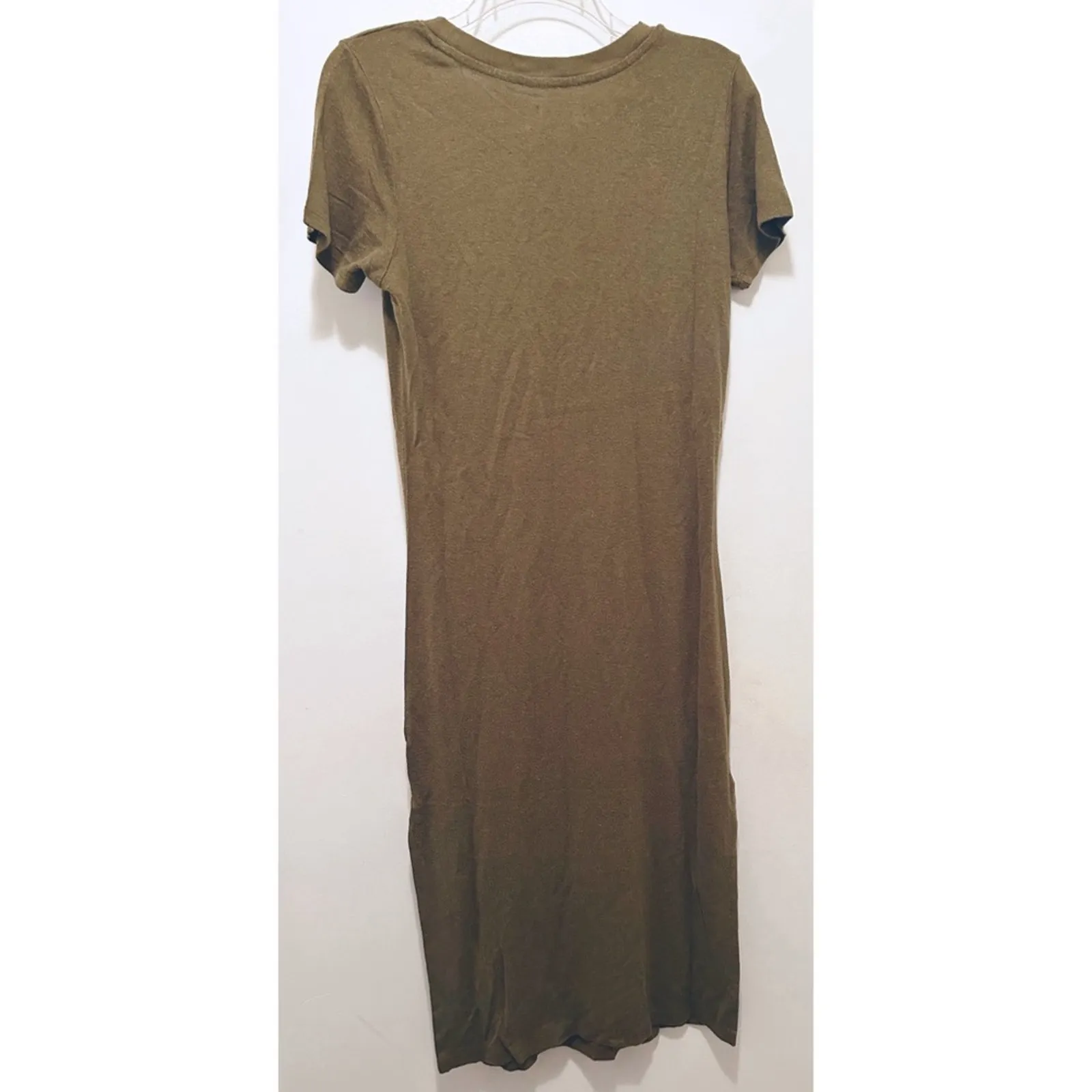 Outerknown Neptune Tee Dress in Olive Small NWT - Image 7
