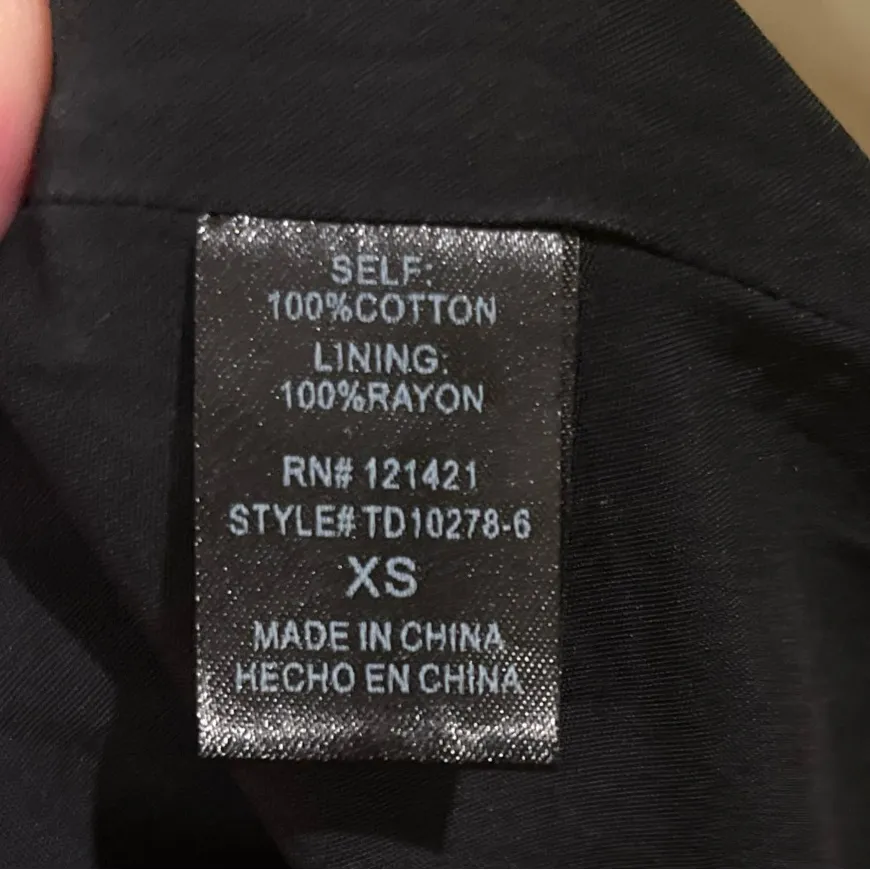 Avara Maxine Dress Maxi Black Floral New Belted Size XS - Image 11