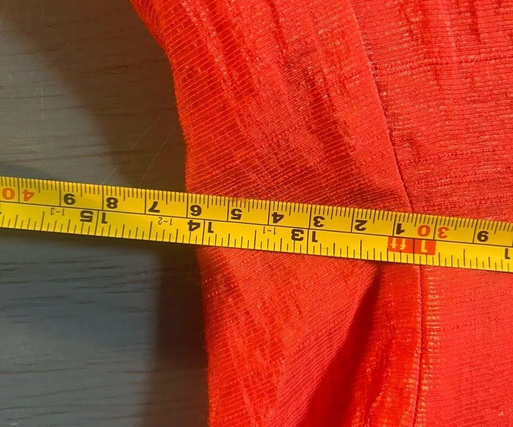 Nine West Elegant Orange Sleeveless Dress, Size 2P - Image 8