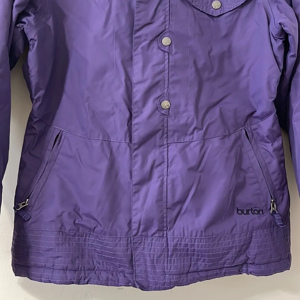 Burton Dry Ride Purple Snow Ski Snowboard Jacket Size Medium - Image 3