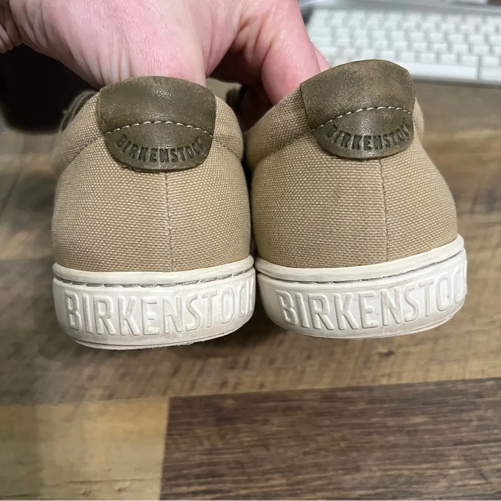 Birkenstock Arran Sneakers Khaki Canvas Size 38 Womens 7 Mens 5 Shoes - Image 4