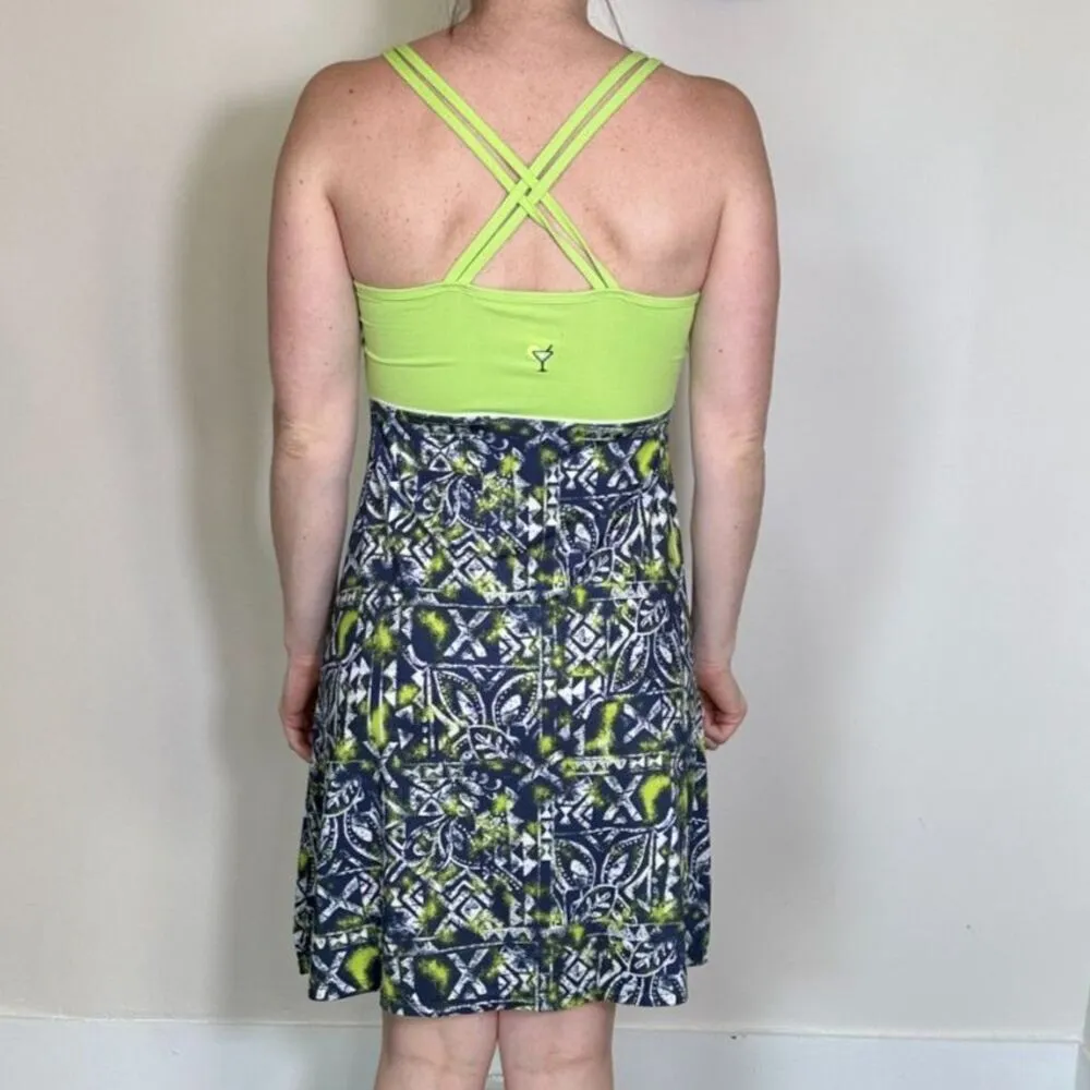 Super Cute Tennis Mini Dress Size Small Green - Image 3