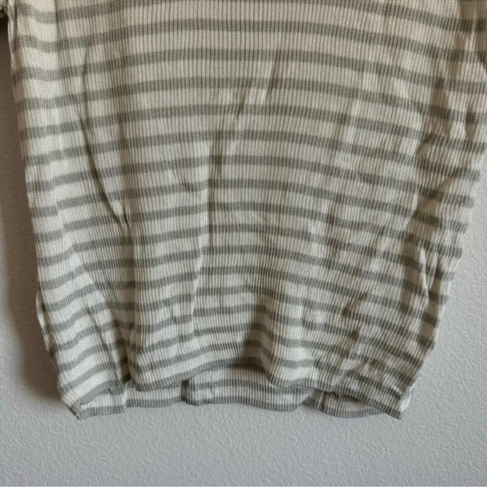 Madewell Micro-Rib Sweater Tee in Monument Size: L, NWOT - Image 7