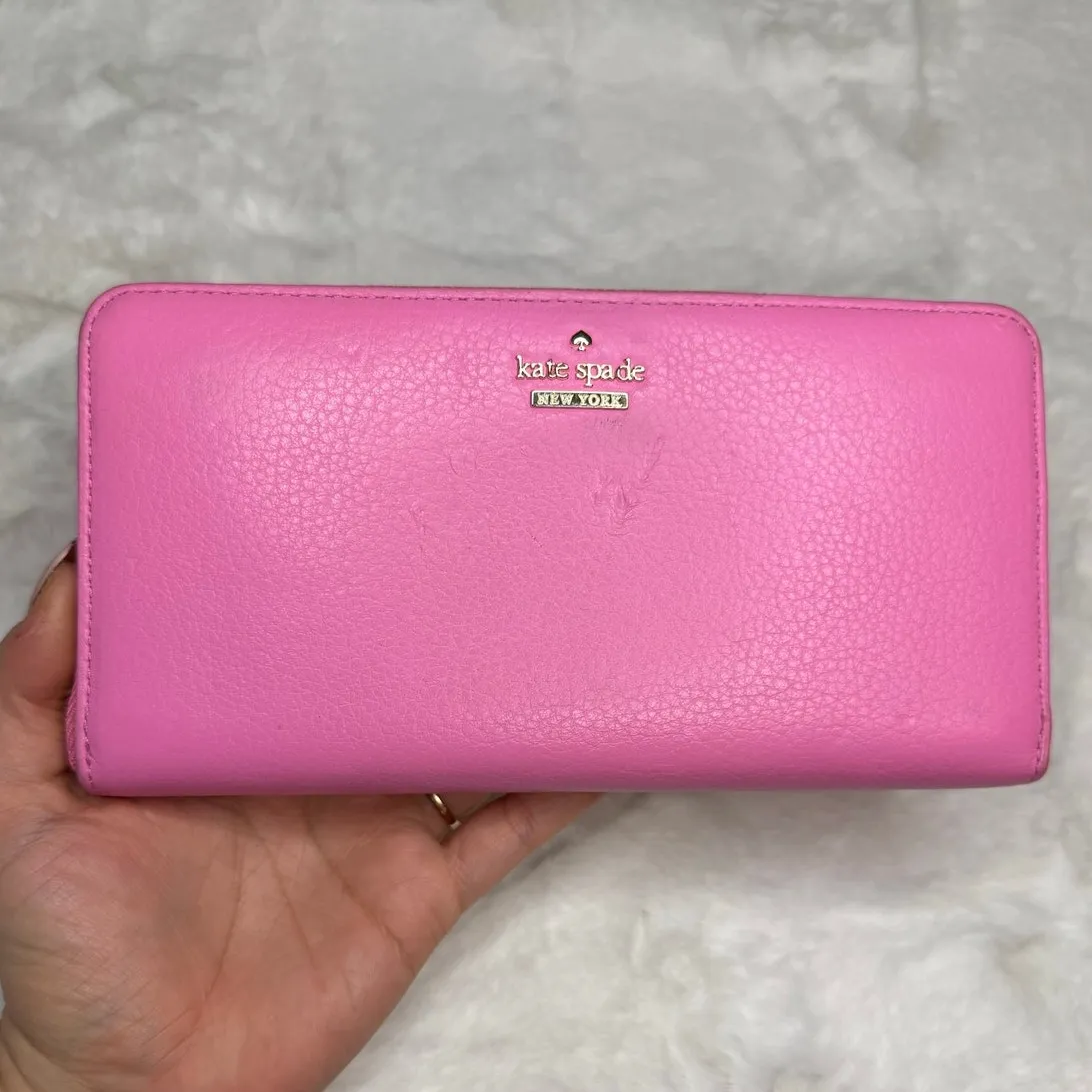 Kate Spade  New York Pink Zip Around Wallet - Image 8