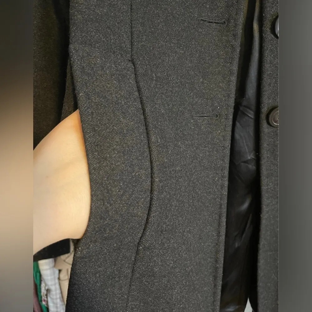 Wool Coat Single Breasted - Image 8