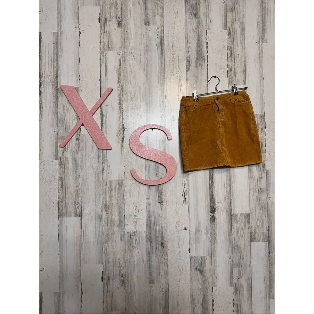 Blue spice velvet gold skirt size 0 - Image 2