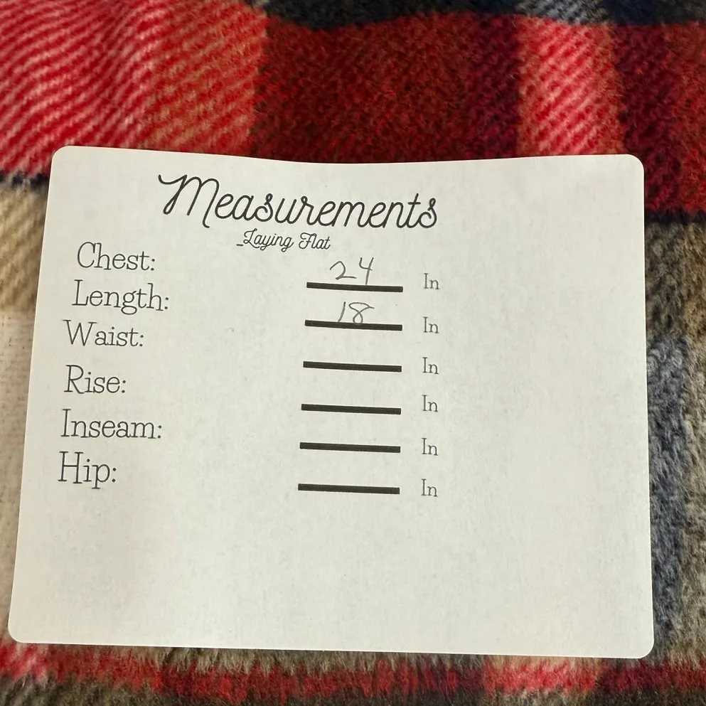 ZARA Cropped Oversized Plaid Shacket Jacket Button Down Pockets XS Red White - Image 8