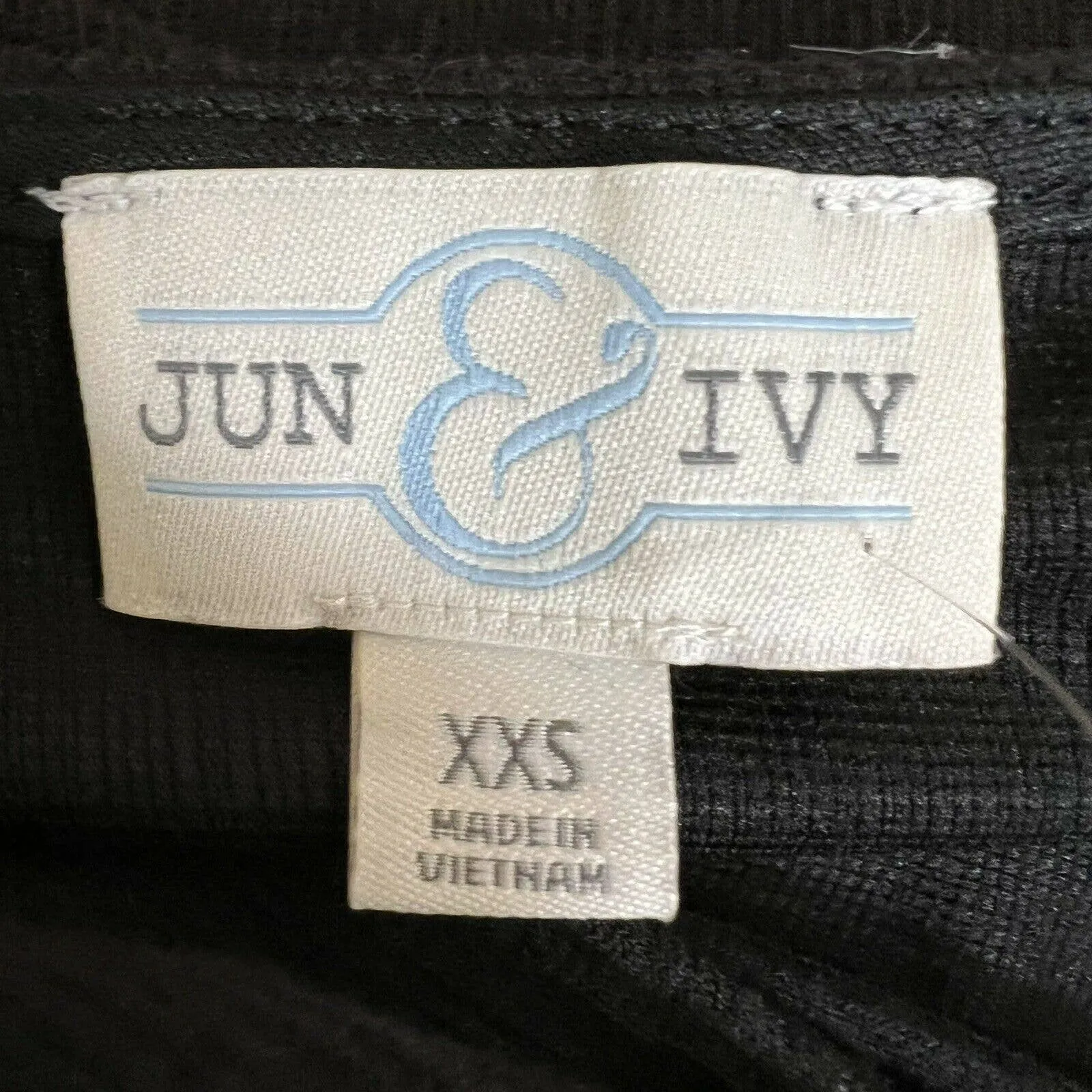 Francescas Jun & Ivy Black Faux Wrap Long Sleeve Side Knot Dress Size XXS New‎ - Image 8