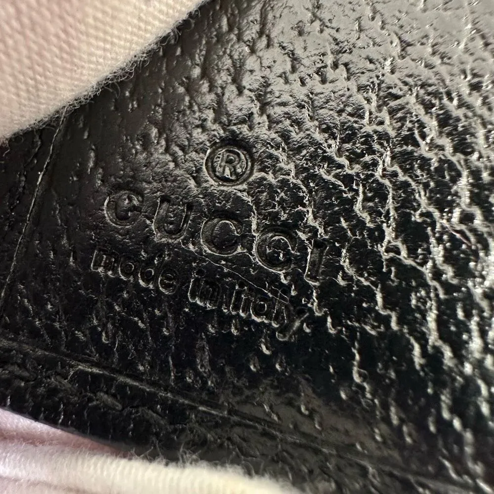 Gucci G Logo‎ Clip Black Leather Wallet - Image 6