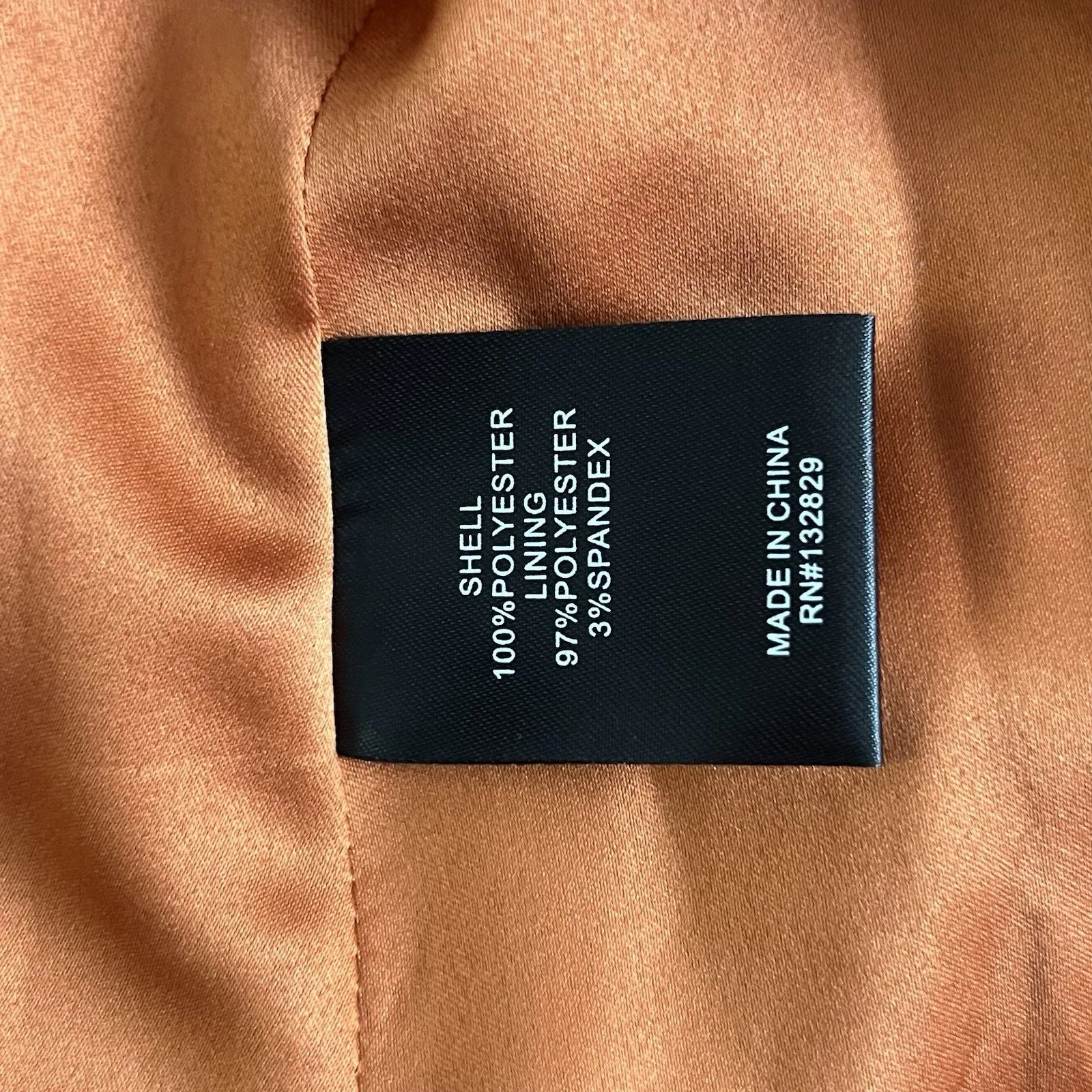 NWT Tularosa Charmaine Camel Polka Dot Satin Wrap Top Long Sleeve - Image 6