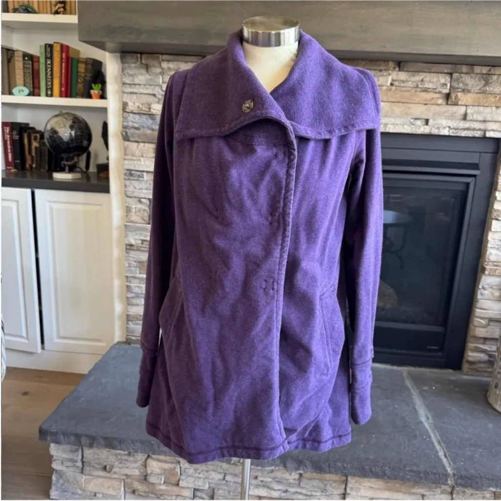 Lululemon Athletica Deep Purple Pea Coat - Image 2