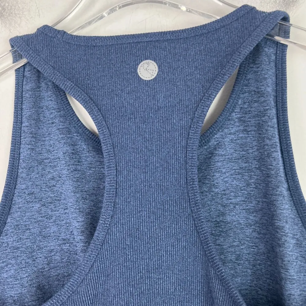 NWT Threads 4 Thought ReActive Kensi Rib Sports Bra Heather Chambray Size XL NEW - Image 12
