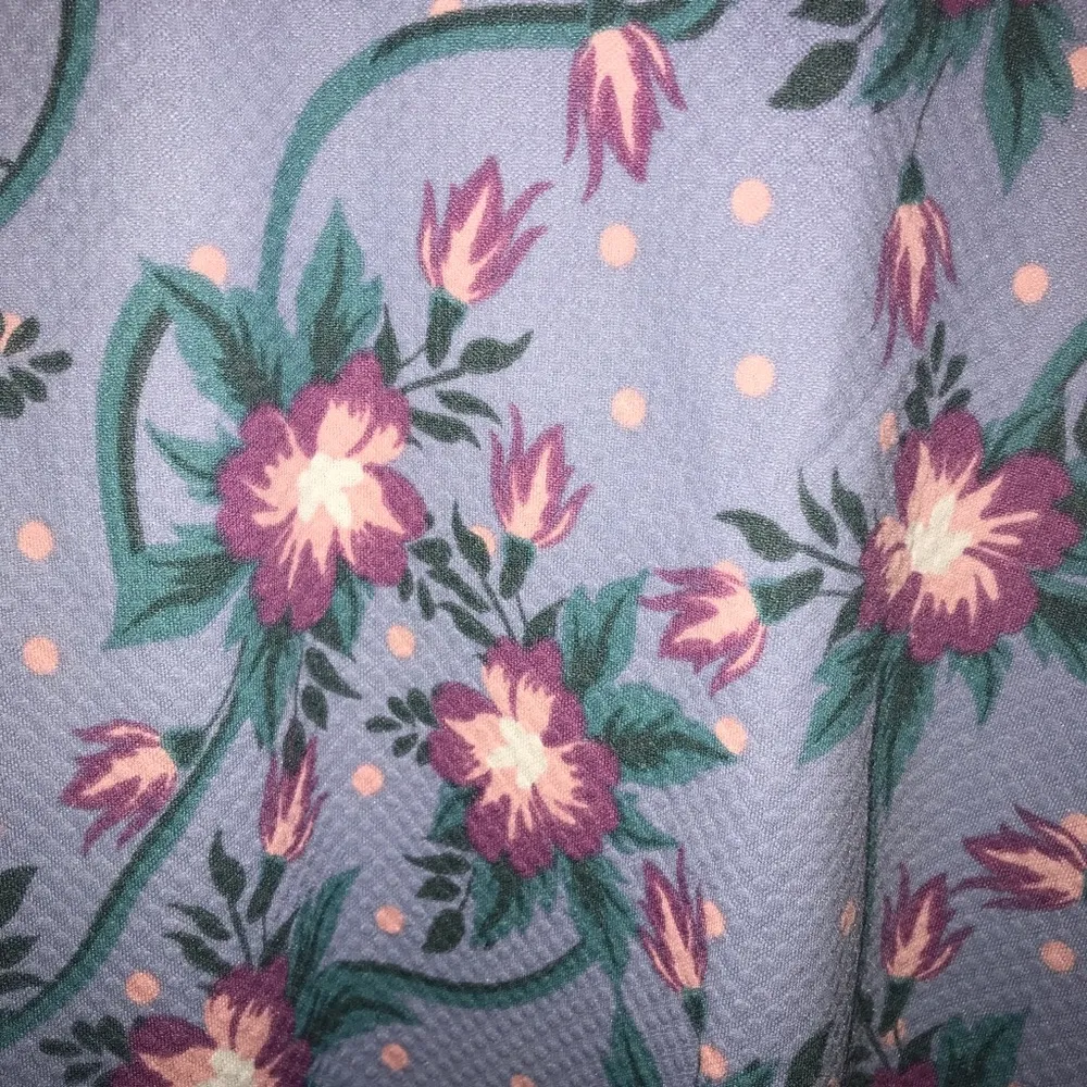 LuLaRoe Pencil Skirt Blue Floral Cassie Skirt Sz 3X NWT Work Wear Stretchy - Image 4