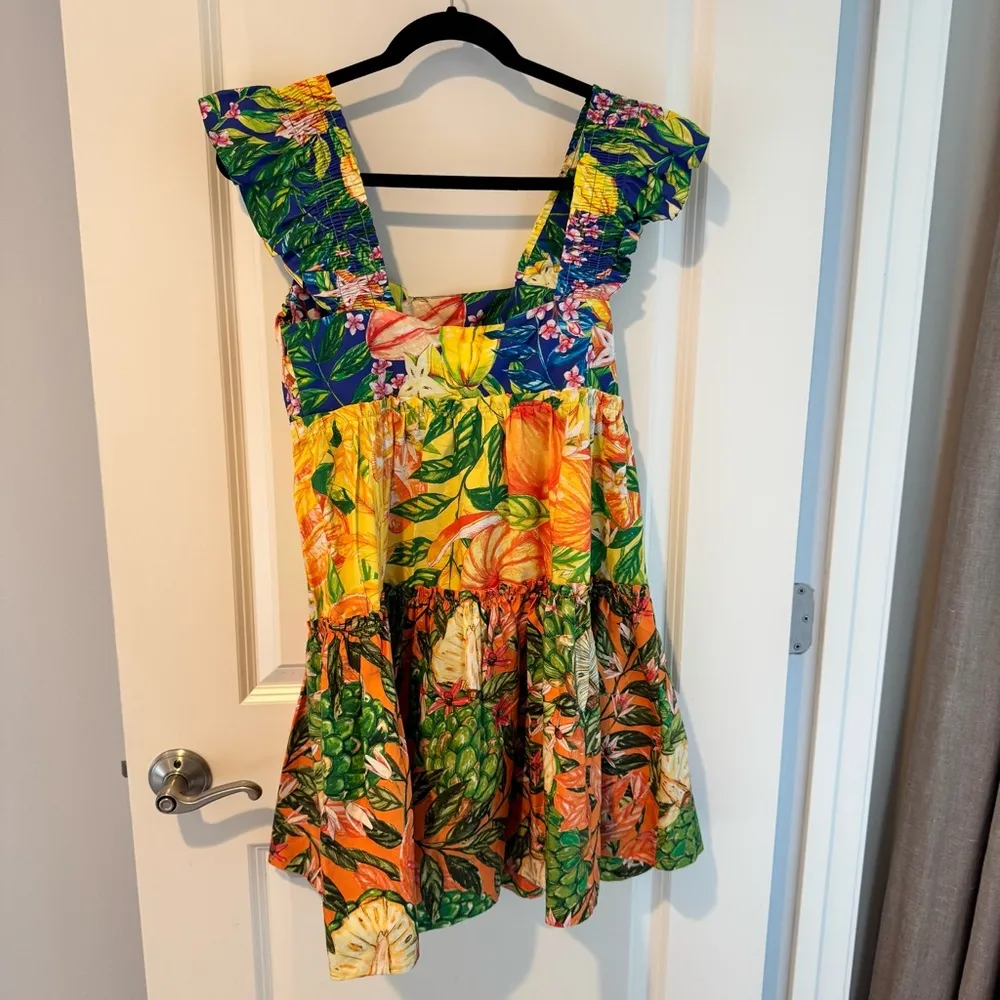 NWT Farm Rio Caipirinha Tiered Mini Dress | M - Image 5