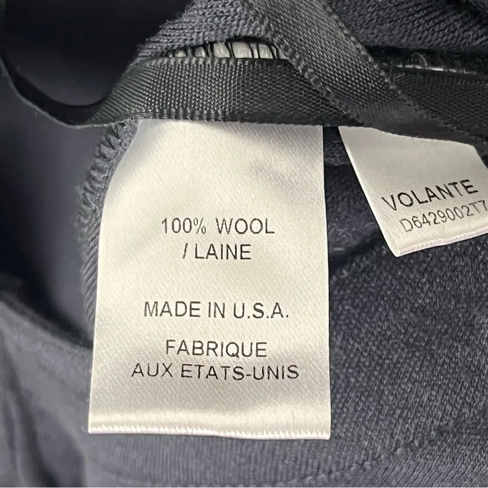 DIANE vonFURSTENBERG Volante 100% Wool Long Sleeves Wrap Dress, Size 8 - Image 5