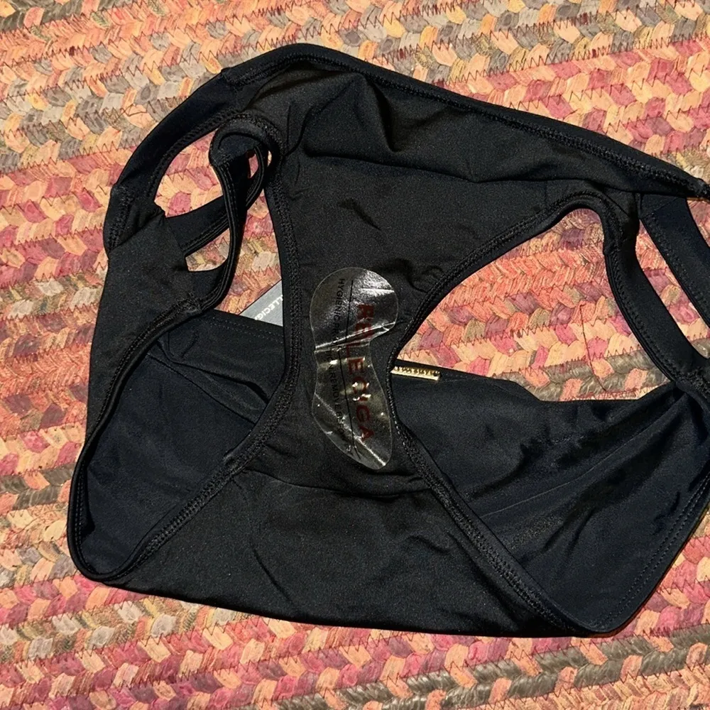 NWT RELLECIGA FRENCH BLACK BASIC SEXY STRAPPY CUTOUT BIKINI BOTTOMS - Image 7