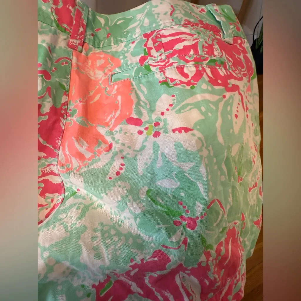 Lilly Pulitzer  The Callahan Short Poolside Beach Walk Blue Size 4 - Image 9