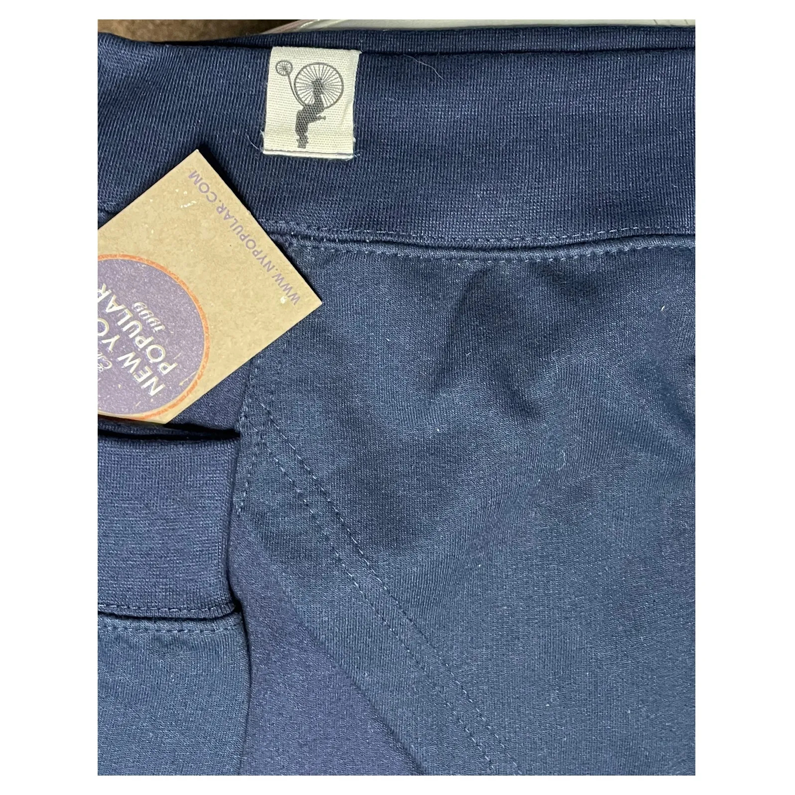 The Bowery Pullover Hoodie Sweatshirt in Navy size Small Blue - Image 7