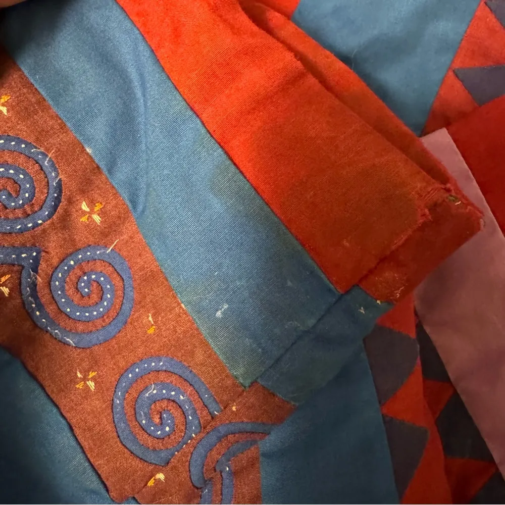 handmade Hmong jacket patchwork Blue Size undefined - Image 6