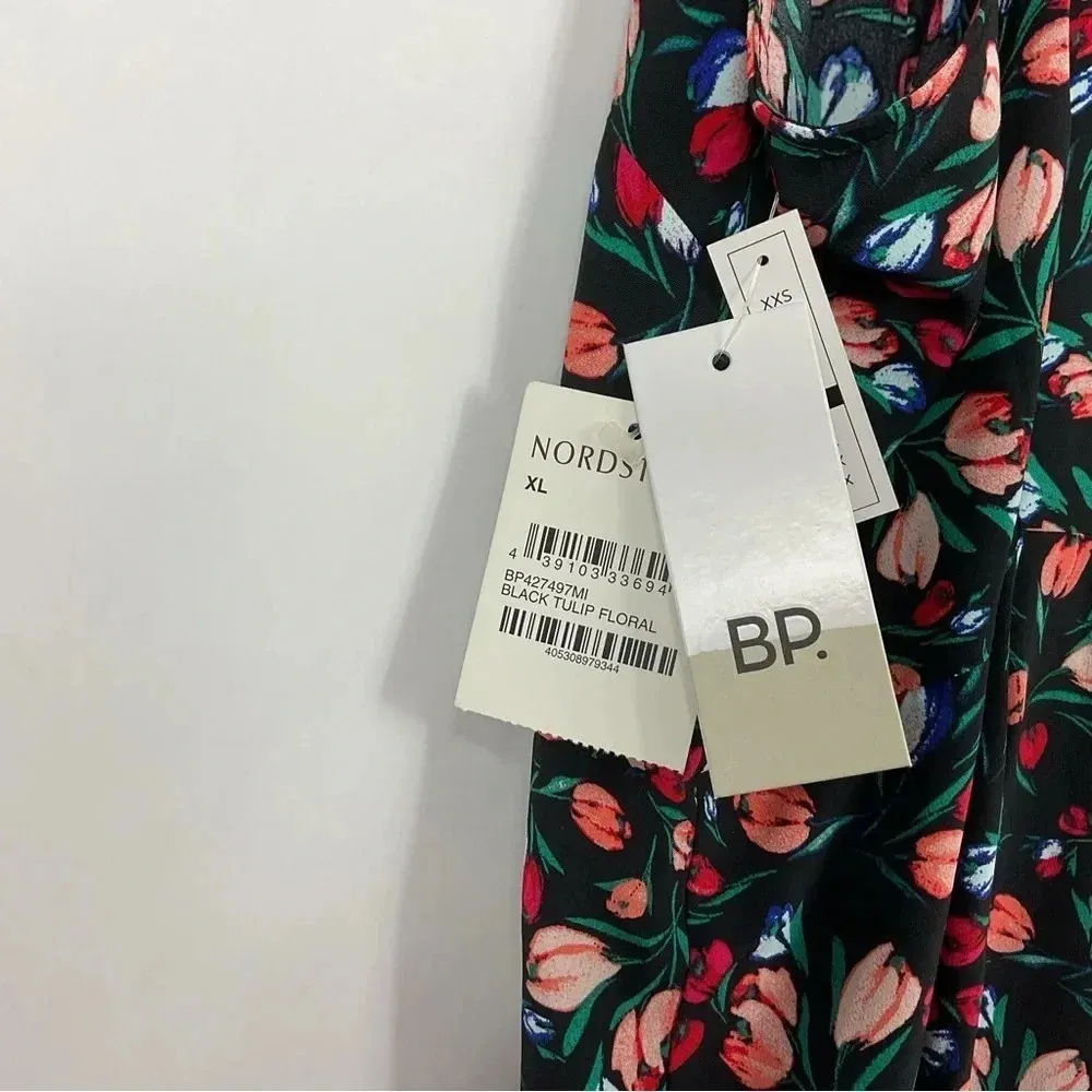 BP. Easy Tank Black Tulip Floral Mini Sleeveless Dress Size XL‎ - Image 4