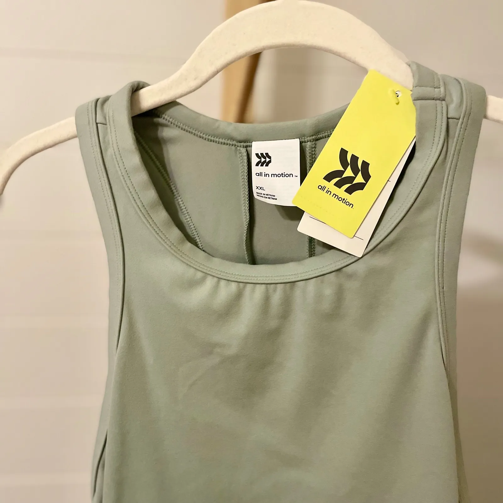 All in Motion Women S Green Racerback Tank Top Athletic Athleisure XXL - Image 2