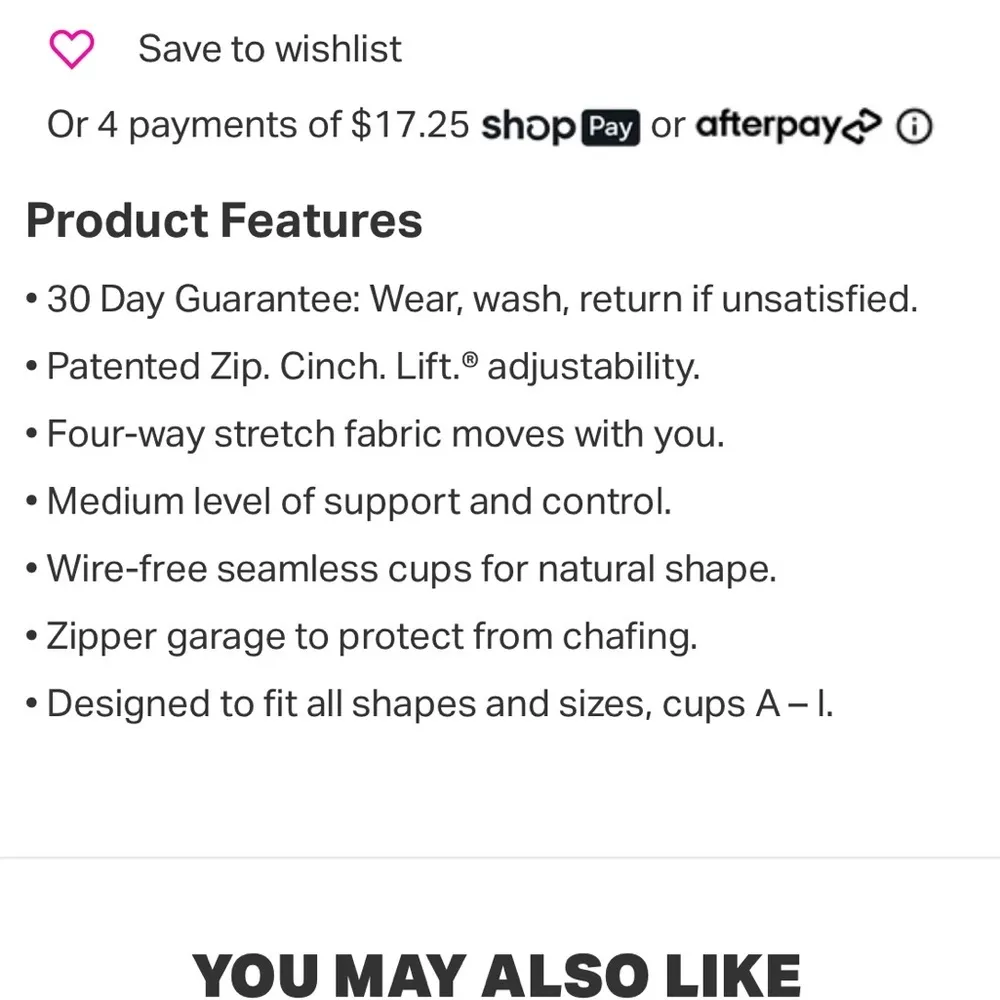 SheFit EUC FLEX SPORTS BRA MEDIUM Impact in blush Sz Small - Image 4